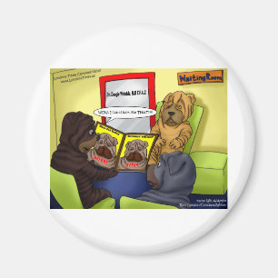 Imán Cirugía Plástica Shar-Pei Camisetas Divertidas Taz