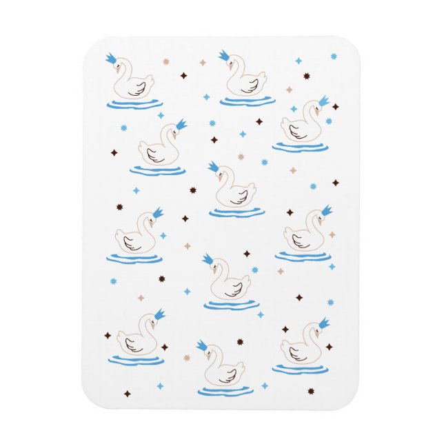 Imán Cisne de cisne encantado (Vertical)