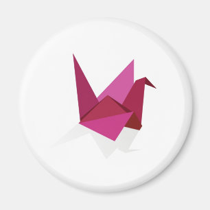 Imán cisne de origami