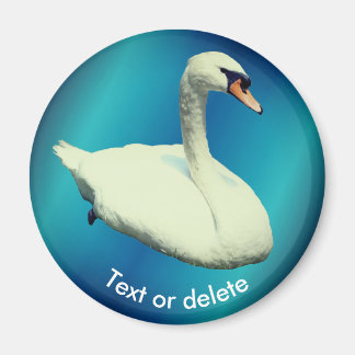 Imán Cisne Real Vida Silvestre Animal Personalizado