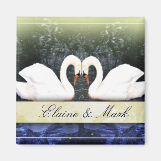 Imán Cisnes elegantes enamorados