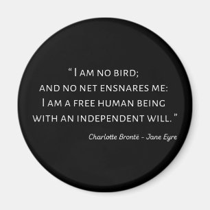 Imán Cita 2 de Jane Eyre - Estilo clásico