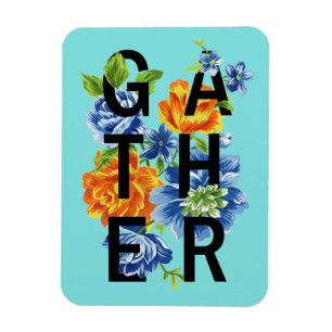 Imán Cita 2 de recogida de flores