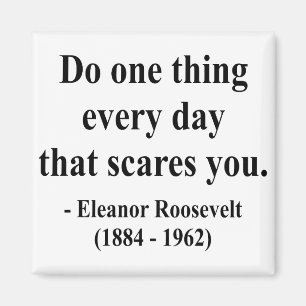 Imán Cita 2a de Eleanor Roosevelt