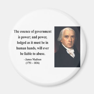Imán Cita 5b de James Madison