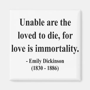 Imán Cita 8a de Emily Dickinson