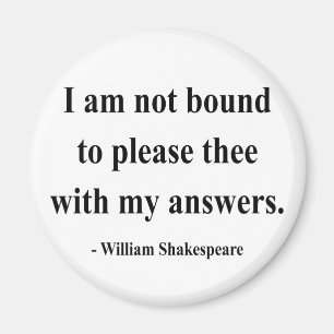 Imán Cita 9a de Shakespeare