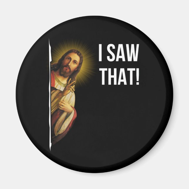Imán Cita A Jesús Meme Que Vi A Ese Cristiano (Frente)