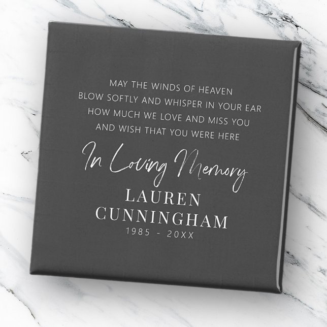 Imán Cita conmemorativa moderna elegancia Moda simple (Subido por el creador)