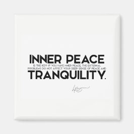 Imán CITA: Dalai Lama - La paz interior es la clave