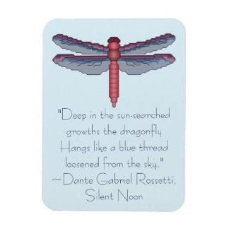 Imán Cita Dante Gabriel Rossetti Dragonfly