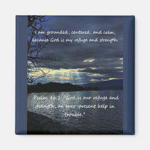 Imán Cita de afirmación cristiana y biblia correspondie