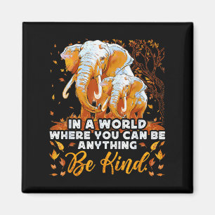 Imán Cita de apoyo de tipo elefante Motivacional Inspir