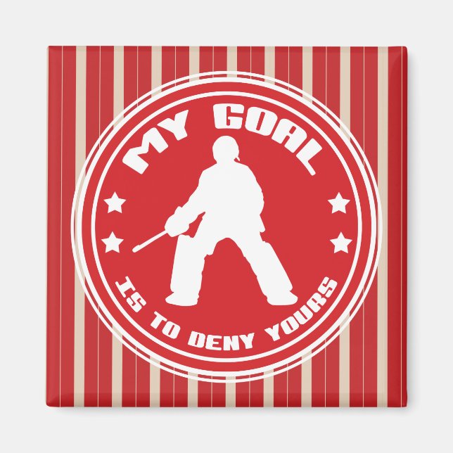 Imán Cita de arquero de hockey sobre hierba (Frente)