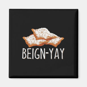 Imán Cita De Beign-yay Para Un Byker De Beignet