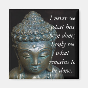 Imán Cita de Buda de la meditación.