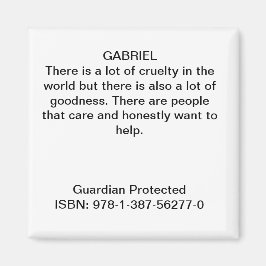 Imán Cita de caracteres de "Guardian Protected"