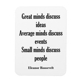 Imán Cita de Eleanor Roosevelt | Grandes mentes
