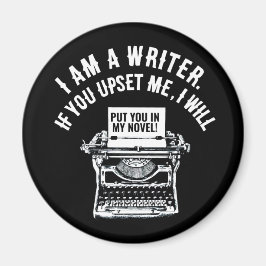 Imán Cita de escritor humorístico