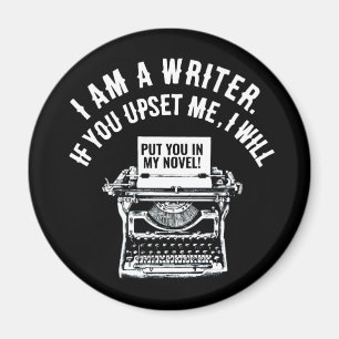 Imán Cita de escritor humorístico