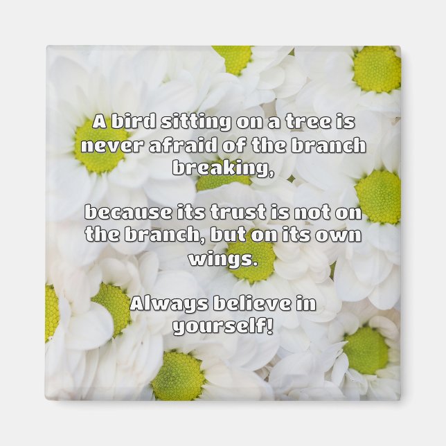 Imán Cita de estímulo positivo de Empath Belig (Frente)