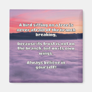 Imán Cita de estímulo positivo de Empath Belig