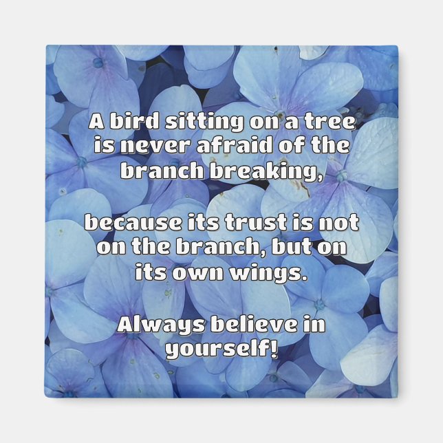 Imán Cita de estímulo positivo de Empath Belig (Frente)