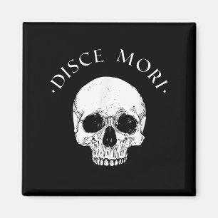 Imán Cita de estofilia disce Mori Skull Stoicism