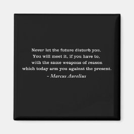 Imán Cita de estoicismo para el futuro de Marcus Aureli