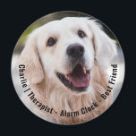 Imán Cita de fotos de nombre de perro sensible malhumor<br><div class="desc">Forma perfecta de honrar a tu mejor amigo peludo - agrega tu propia foto y nombre de mascota. // Nota: la foto utilizada es sólo una imagen de marcador de posición. Tendrás que reemplazar tu foto antes de pedir/imprimir. Si necesitas ayuda con esto, por favor contáctame. // ¿Necesita ayuda para...</div>