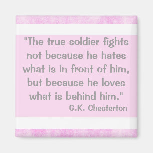 Imán Cita de G.K Chesterton