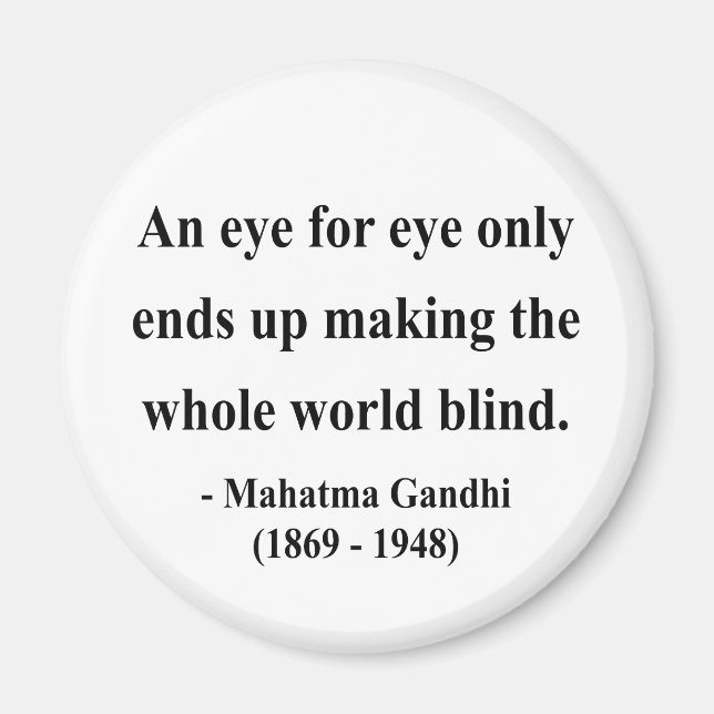 Imán Cita de Gandhi 3a (Frente)