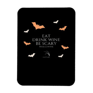 Imán Cita de Hallowine Halloween Comer Beber