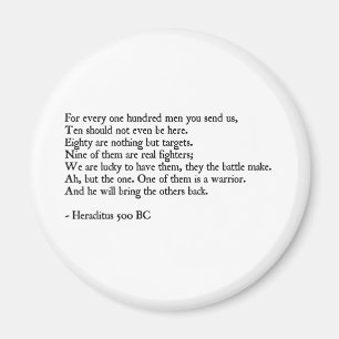 Imán Cita de Heraclitus