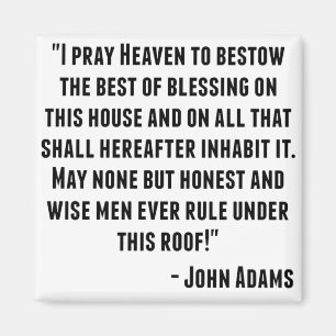 Imán Cita de John Adams