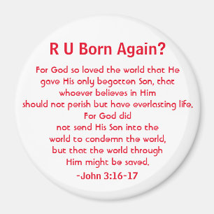 Imán Cita de la Biblia de Salvación