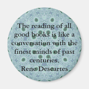 Imán Cita de la literatura de Rene Descartes