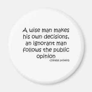 Imán Cita de la opinión pública