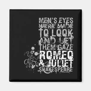 Imán Cita de los hombres de Romeo y de Juliet