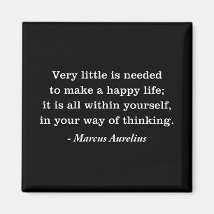 Imán Cita de Marcus Aurelius Happy Life