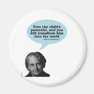 Imán cita de maria montessori