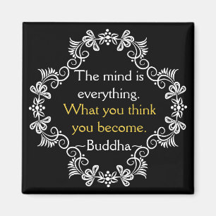 Imán Cita de motivación de Buda de los pensamientos