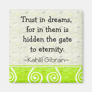 Imán Cita de motivación de Gibran de los