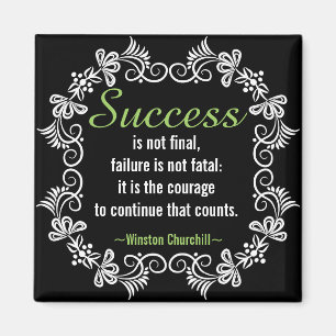 Imán Cita de motivación de la actitud positiva de