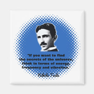 Imán Cita De Nikola Tesla T-Shirt