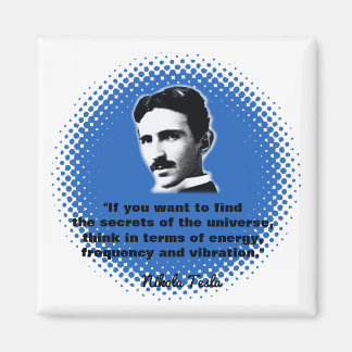 Imán Cita De Nikola Tesla T-Shirt