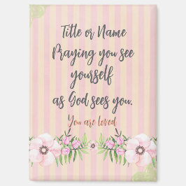 Imán Cita de oración personalizada