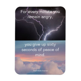 Imán Cita de Peace of Mind Ralph Waldo Emerson