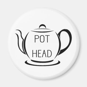 Imán Cita de pot Head Funny Pun