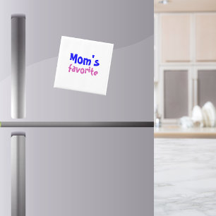 Imán Cita de rivalidad graciosa "favorita de mamá"